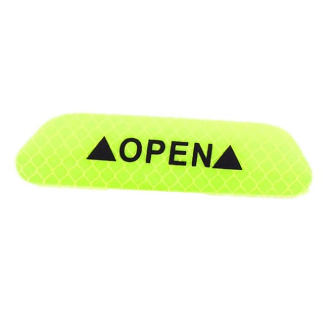 The Door Stickers Reflective Stickers Safety Warning Stickers Open Reflective Film Car Door Anti-Collision Strip