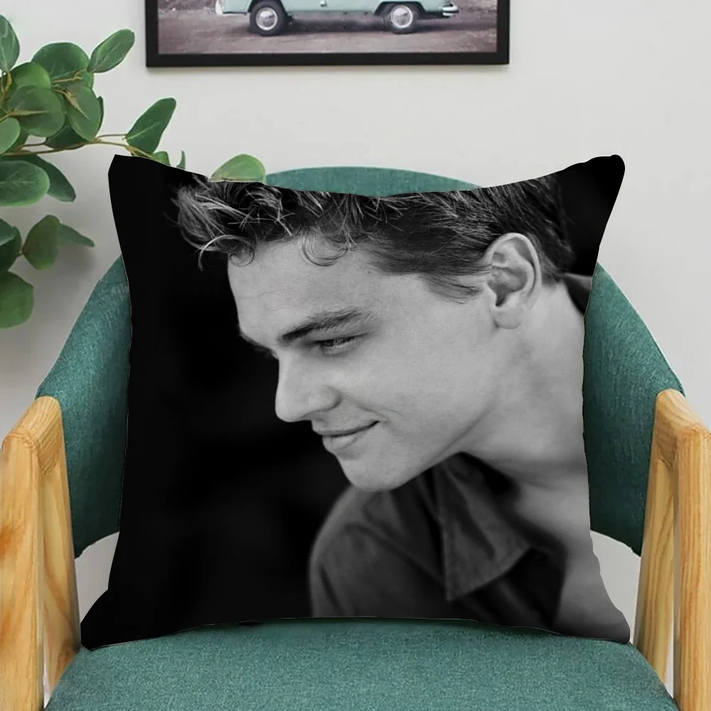 

L-Leonardo DiCaprio Cushions Cover 45*45 Decorative Pillowcase for Pillow Pillowcases 40x40 Duplex Printing Cushion Covers 45x45