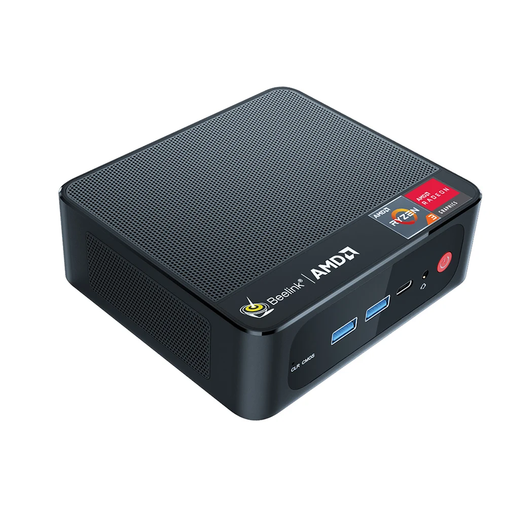 YYHC-4K 3200U 3 그래픽 1200Mhz Beelink 와이파이 5 미니 PC, 1000Mbps LAN
