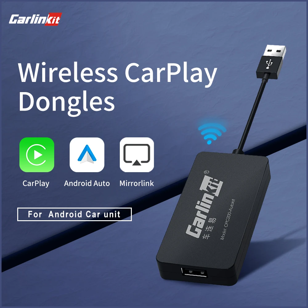 Dongle USB CARPLAY sans fil android auto filaire