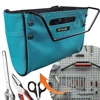 Telescoping Ladder Tool Bag Tool Hanging Bag with Side Pockets Oxford Cloth Herringbone Ladder Tool Storage Bag for Electrician 2