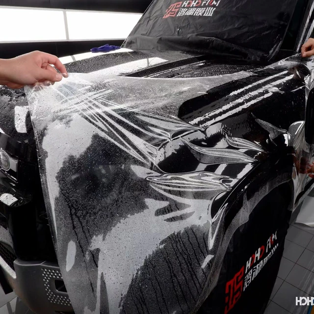PPF Black TPU Car Paint Protection Film Anti-scratch Auto Car Wrap Coating  sticker Self-repair