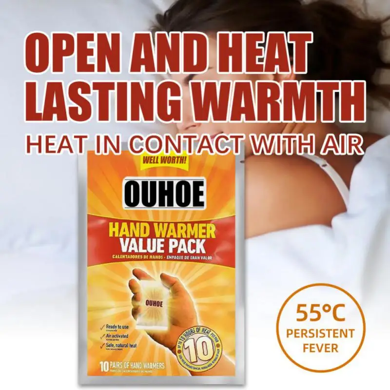 Disposable Hand Warmer Value Pack Self-heating Cold-proof Warming Abdomen Warming Patch Warm Body Patch