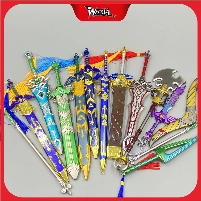 Lacrime Del Regno Arma Hailia Shield Hero Link Master Sword Portachiavi Accessori Ornamento Gioco Spada Periferica Regali Giocattoli
