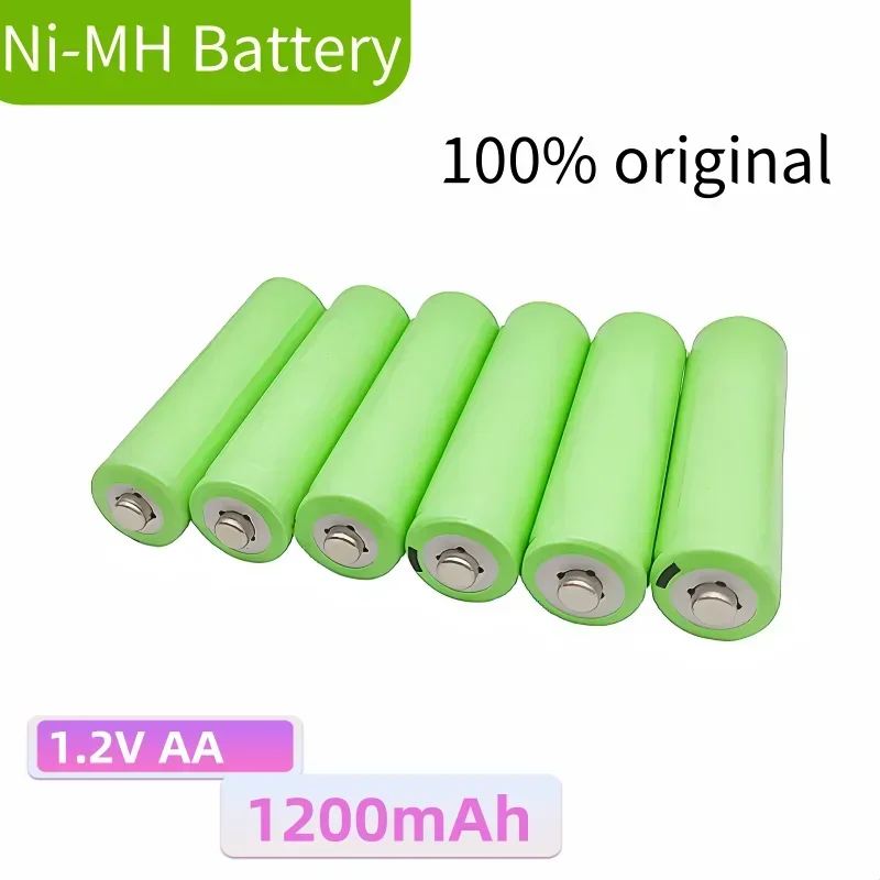 100% Original 1.2V AA1200mAh+1.2V AAA600mAh high-quality Ni-MH rechargeable lpega battery suitable for clocks mice toys etc 5