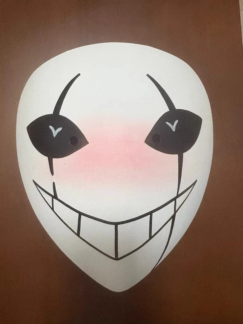 Costume da Clown Pierrot del Circo Pazzo, Maschera per Cosplay, Gioco 2025, Abbigliamento Horror di Halloween, Accessori Unisex per Roleplay - immagine 2