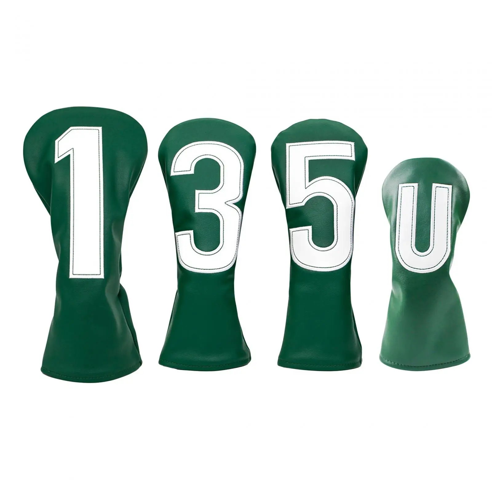 

Golf Club Head Covers Waterproof Women Men Premium PU Leather Wood Headcover