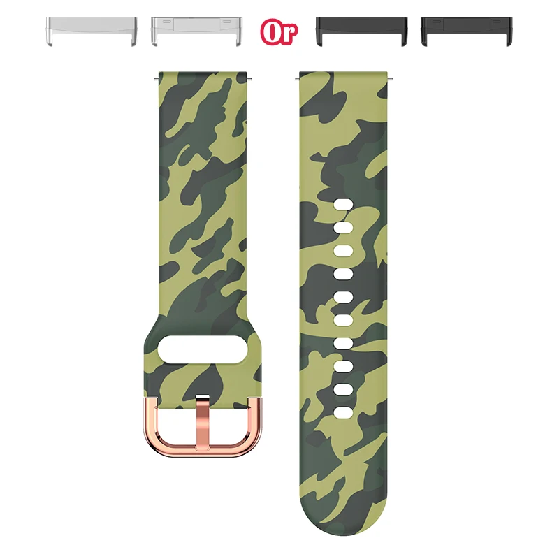 Colorful Print Lightweight Fashion Watch Strap - Sweatproof & Stylish Replacement Band