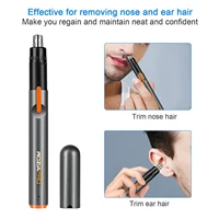 Electric Nose & Ear Hair Trimmer For Men & Women Portable Rotating USB Charging Hair Trimmer Eyebrow Trimmer Rechargable Clipper 1