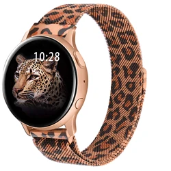Versatile Smartwatch Strap, 20mm/22mm, Multiple Styles Available - 22mm (Leopard)