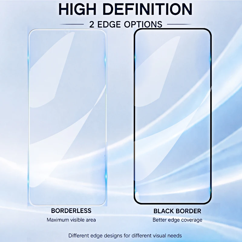 Premium Protective Tempered Glass Screen Protectors - Front Case