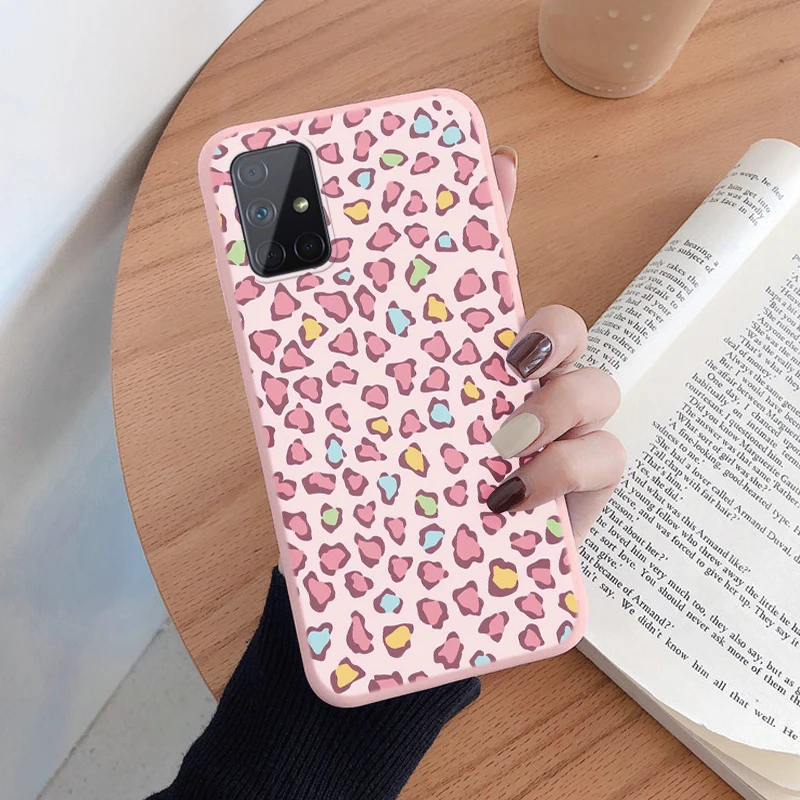 Leopard Print Soft Silicone Protective Phone Case - Stylish Back Cover