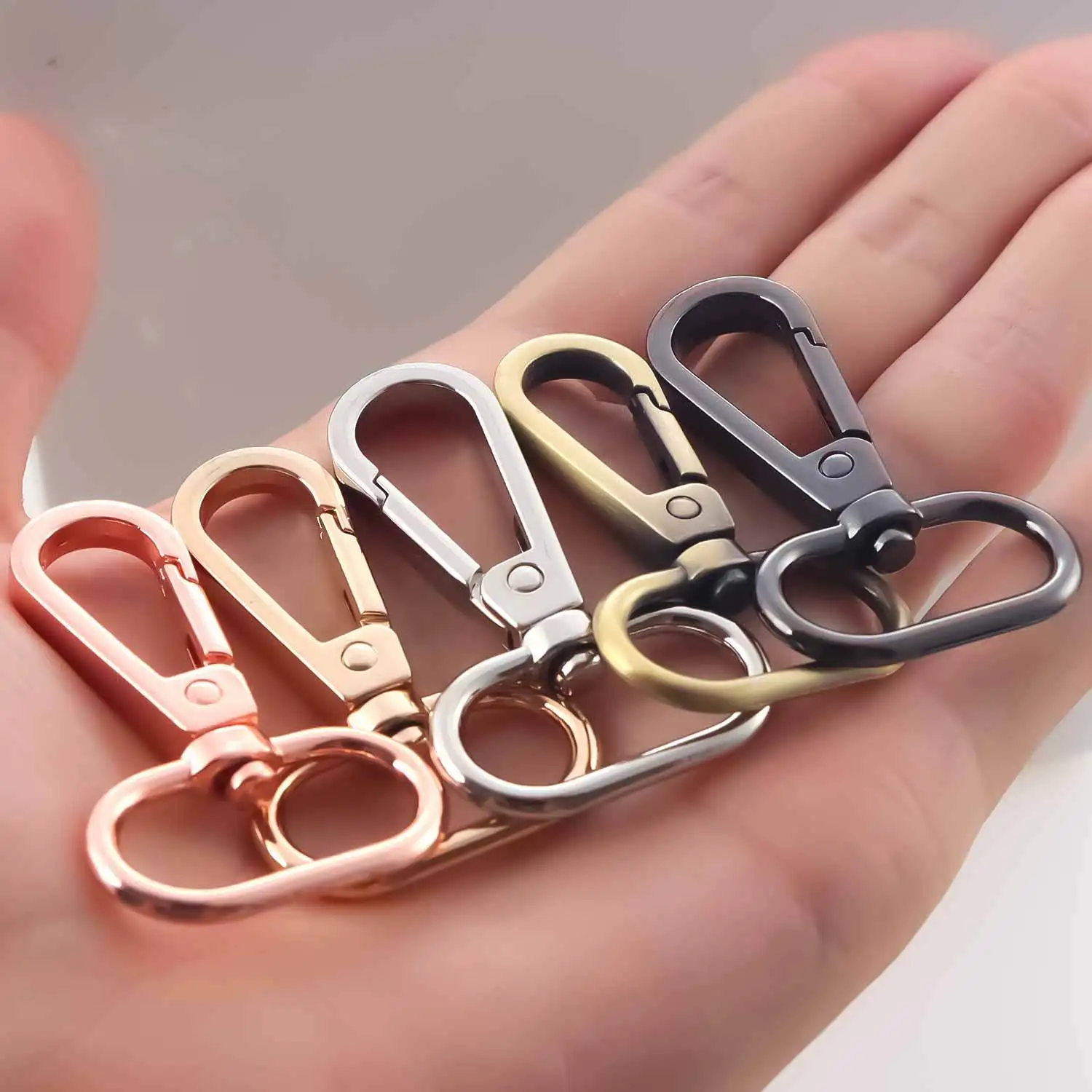 Metal Snap Clasps 5pcs Swivel Buckles Lobster Clasp Trigger Clips Hook Bag Strap DIY Sewing Accessories