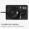 Kettle  Pour Over Coffee & Tea  Turntable Design Water Boiler Quick Heating & Temperature Control Black 4