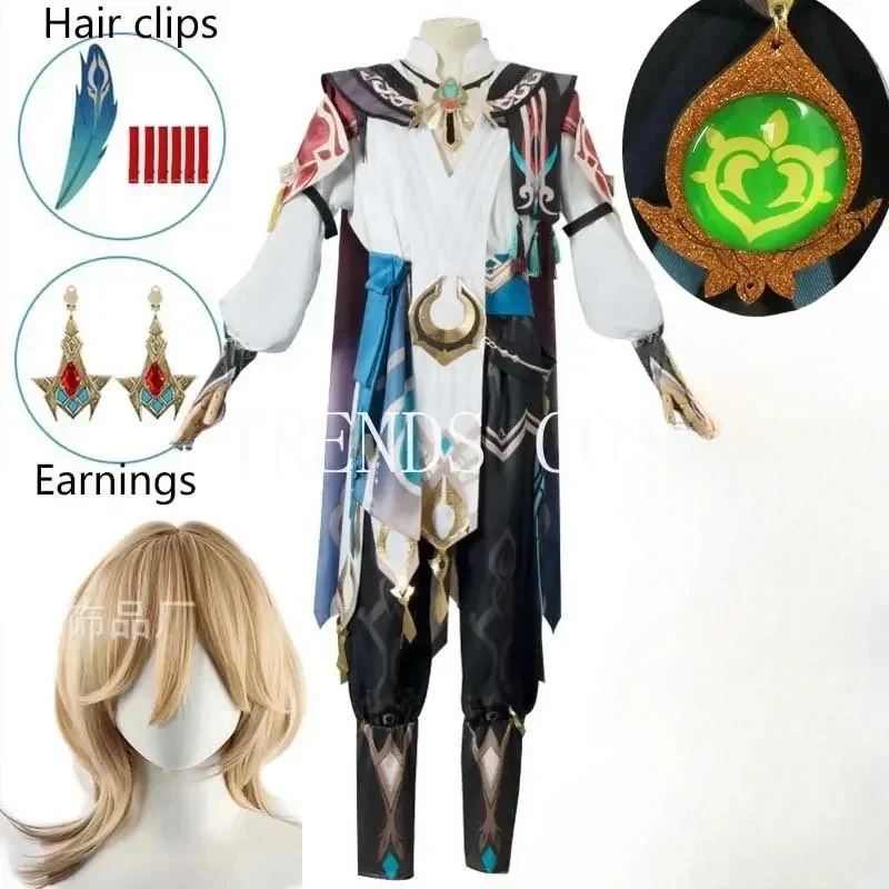 Cosplay Costume Kaveh Uniform for Anime Comic Con