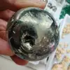 Natural Pyrite Sphere Stone Ball crystal Mineral Quartz Specimen Healing 2