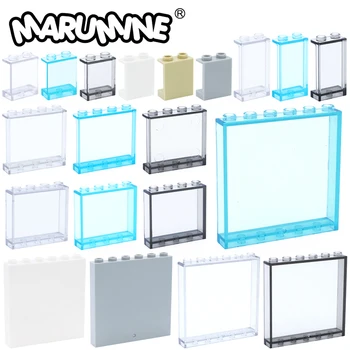 MARUMINE MOC Window Glass House Transparent Wall Panel - Creative Brick Accessories (87552, 87544, 60581, 87543, 59349) 1
