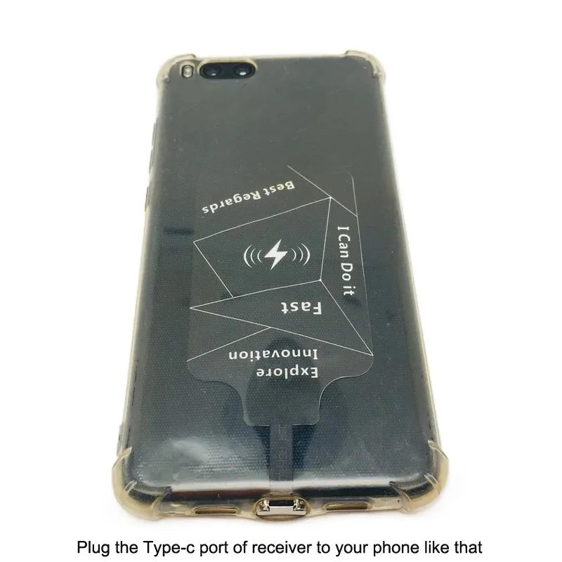 10w Type-c Wireless Charging Receiver For Samsung Galaxy A12