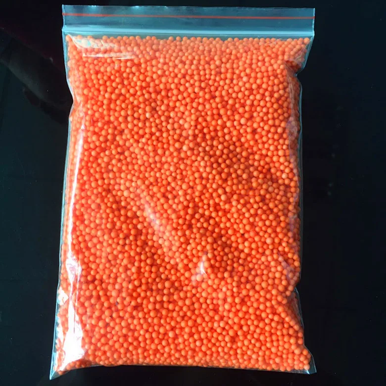 4-6mm Orange 15g - boules de boue de neige, 15000 pièces, petites perles de  mousse pour remplissage de boue