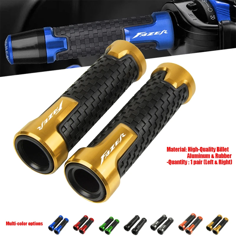야마하 Fazer FZ1 FZ6 FZ8 150 250 400 1000 7/8 인치 오토바이 액세서리 핸들 바, 오토바이 그립 