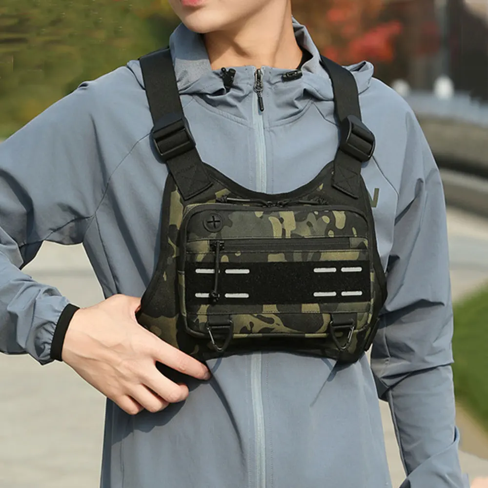Water Resistant Chest Bag for Men and Women Running Cycling