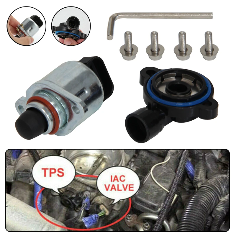 Throttle Position Sensor Problems IAC Sensor - Throttle Position Control  For LSX Engines A/C & Heater Controls For Chevrolet Chevy II GMC LS GM 17113209 17106809 17113578 17123852 AC147 スロットルポジションセンサー