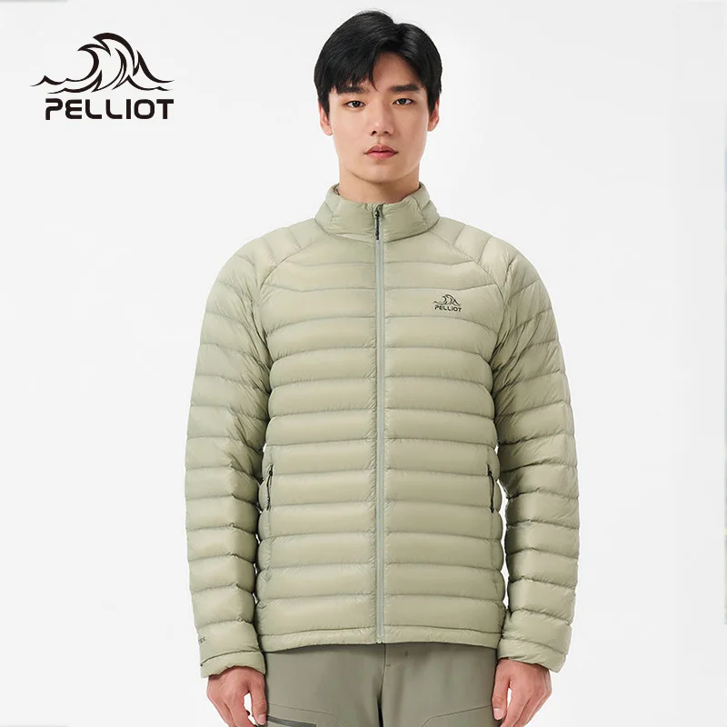 Pelliot Men Jackets waterproof windbreakers 98% Whitegoose down Jackets Casual Portable winter Coat warm Down Parkas