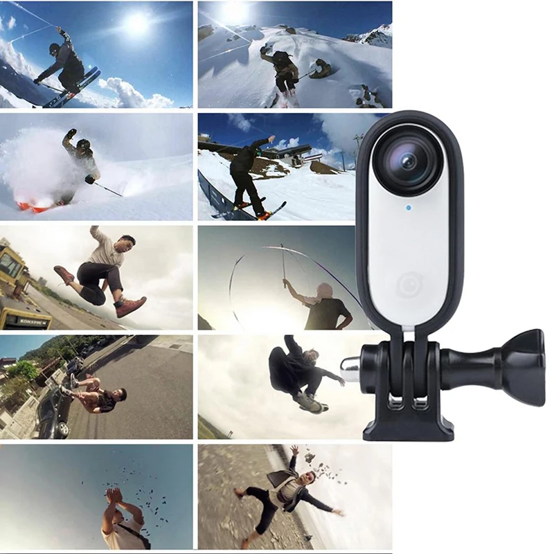 Insta360Go /2 крепления для защитной рамы ABS PC 1/4 адаптер кронштейн стабилизатор для Insta360 Go 2 аксессуары для камеры