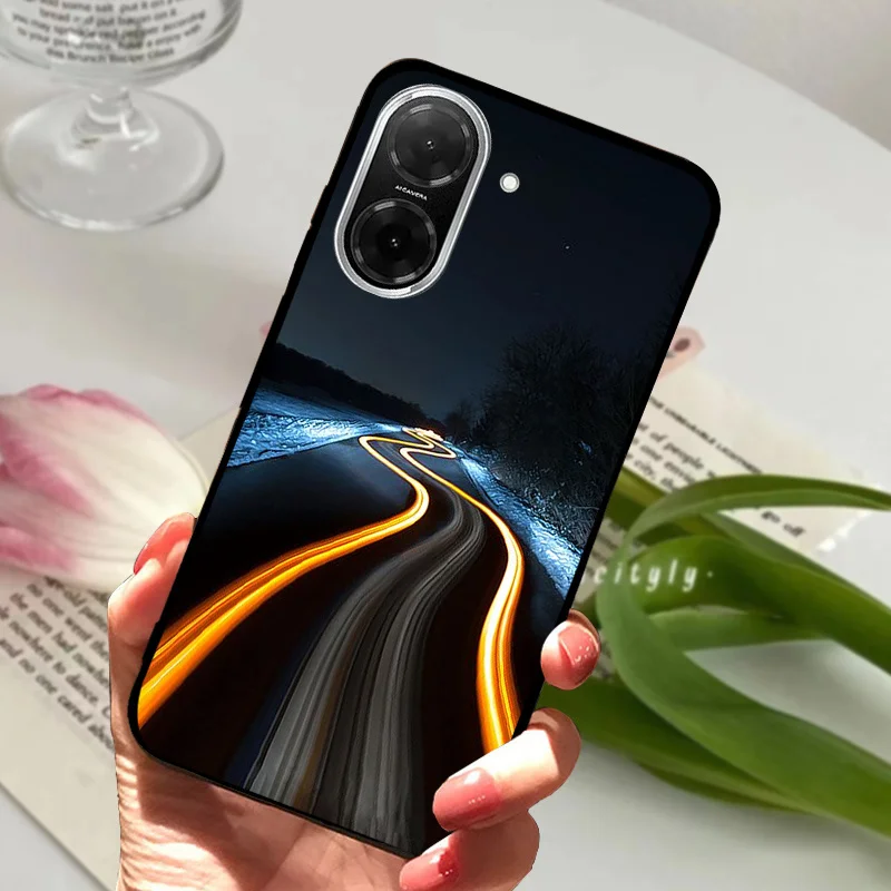 Fashionable Painted Soft Silicone Phone Case - Stylish Protective Cover