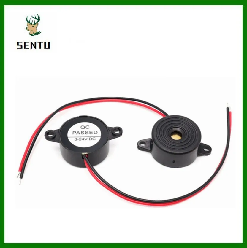 Sfm-20B Dc3-24V Durevole 3-24V Cicalino Elettronico Piezoelettrico Allarme 95Db Suono Continuo Beeper Per Arduino Car Van