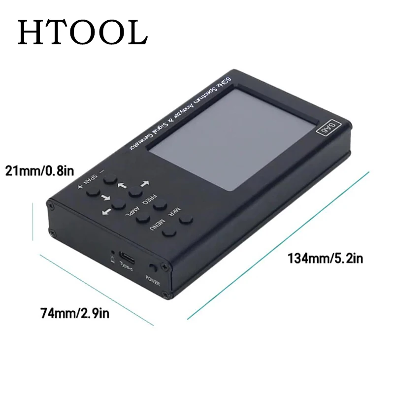 SA6/8 스펙트럼 분석기 35M-6.2Ghz 내장 신호 소스 드론 EMC WiFi Bluetooth