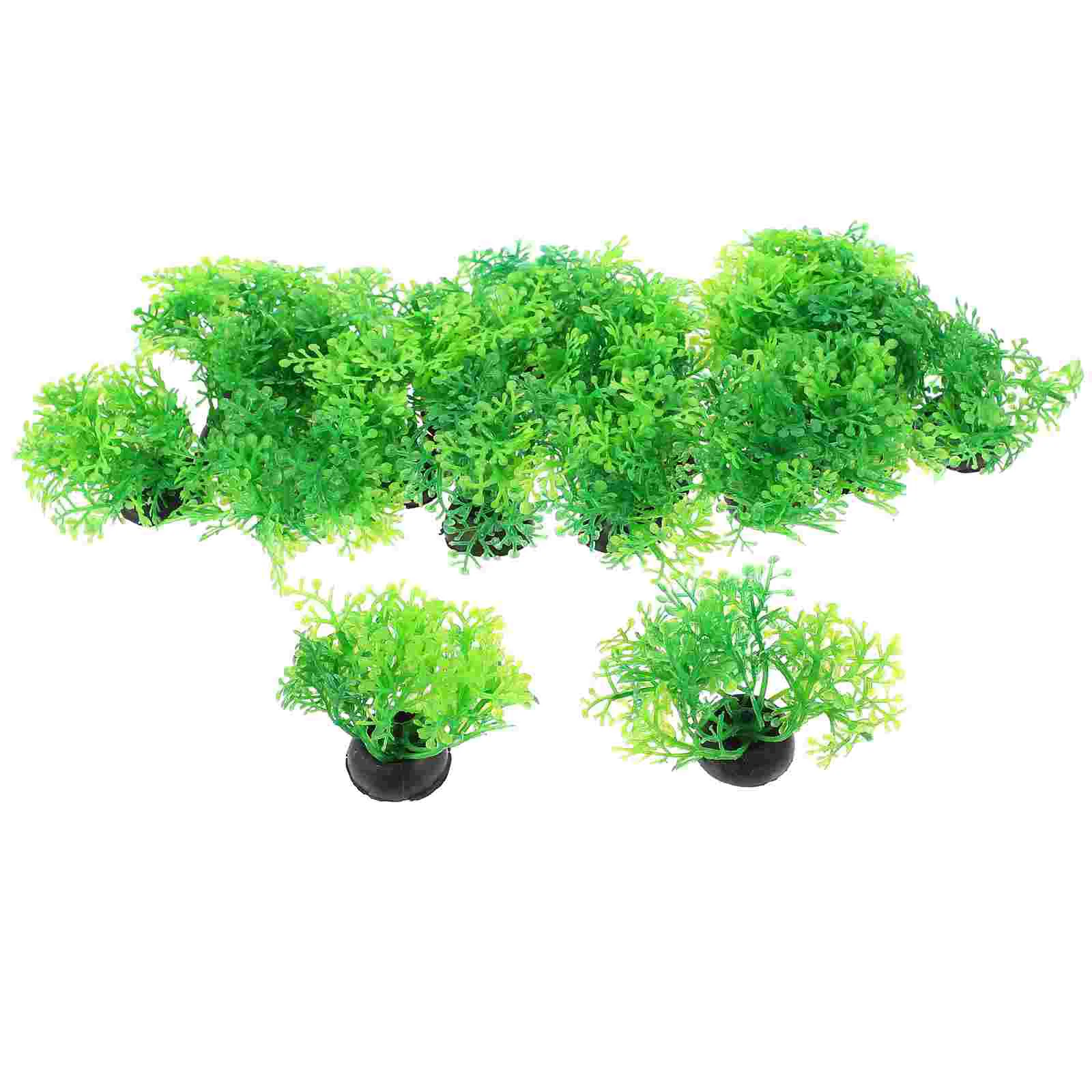 

20 Pcs Aquarium Landscaping Plastic Fish Decor Large Tank Plant Plants for Betta Toy