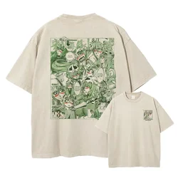 Vintage Anime Washed Oversized T - Shirt - Streetwear Short Sleeve Tee - XXL (1)