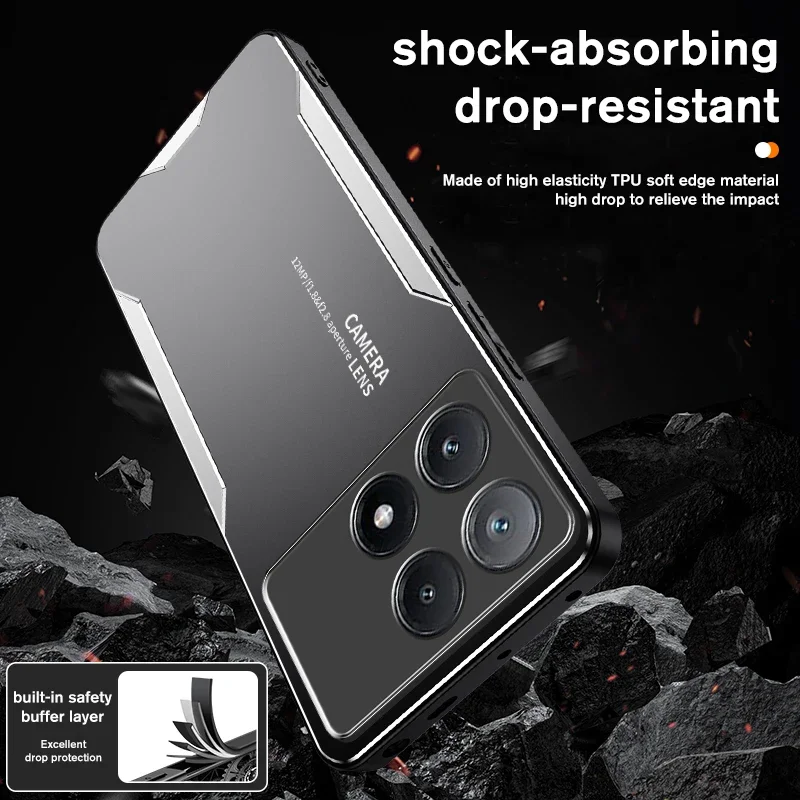 Luxury Aluminum Alloy Protective Back Cover