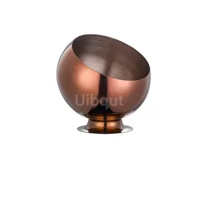 Stainless Steel Oblique-Mouthed Sauce Bowl with Lid