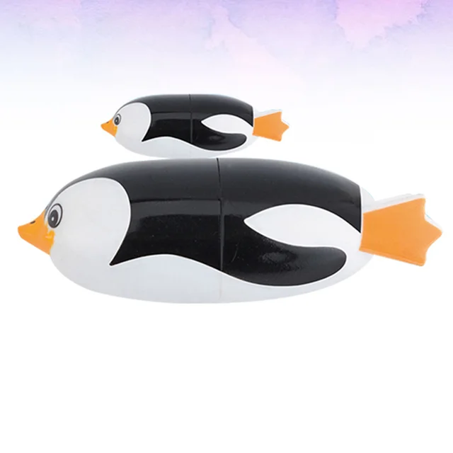 Toys Bath Diving Baby Underwater Penguin Electric Kids Bathtub Animal Tub Toddlers Pool Time Inflatable Playing Water Bathing 2