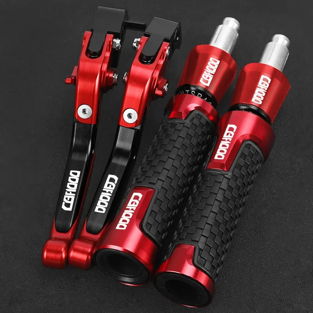 

For honda CBF1000 Motorcycle Acessories Adjustable Brake Clutch Levers Handlebar grips Handle ends CBF 1000 2006 2009 2008 2007