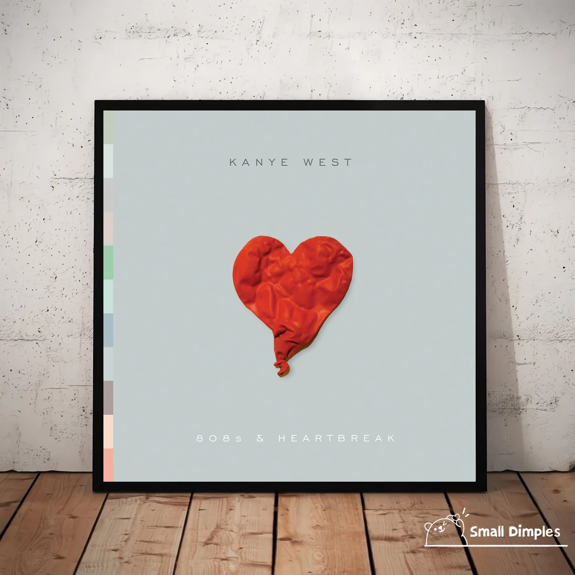 

Kanye West 808s и постер с изображением альбома «сердцебиение» на холсте, Художественная печать, украшение для дома, настенная живопись (без рамки)