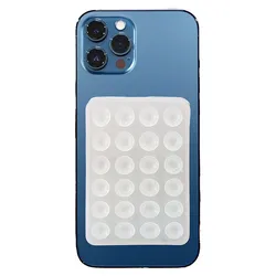 Hands-Free Silicone Suction Phone Case with Strong Adhesive Stand (Clear)
