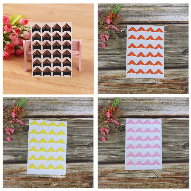 Paper Corner Sticker Photo Corner Stickers Scrapbook Sticker DIY Vintage  Corner Paper Stickers For Photo Albums - AliExpress