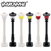 Marumine MOC Bricks Retro Street Light Lamp 10PCS City Park Road View Building Blocks Assembles Particles Parts 11062 4740 3626 1