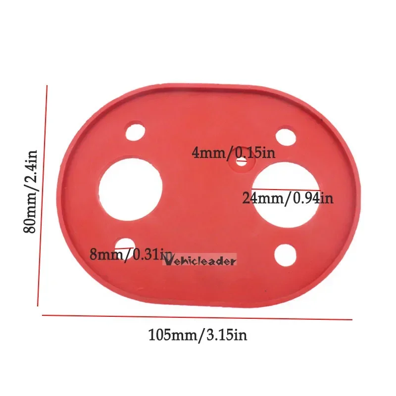 Car Heater Gaskets Base Rubber Pad Diesel Parking Heater Mounting Pad For Eberspacher/Airtronic D2 D4 For Webasto/Air Top 2000 diesel heater