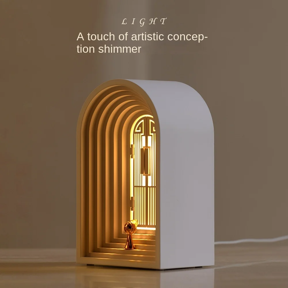 

New creative Nordic night light Desktop Bluetooth speaker Atmosphere light Bedroom table stall gift giving
