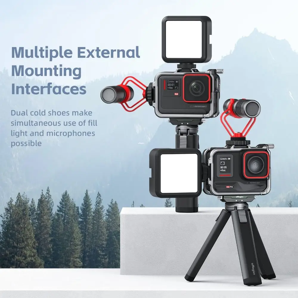 Insta360 Ace/Ace Pro용 금속 보호 프레임 쉘, 카메라 케이지, Insta360 Ace 카메라 액세서리