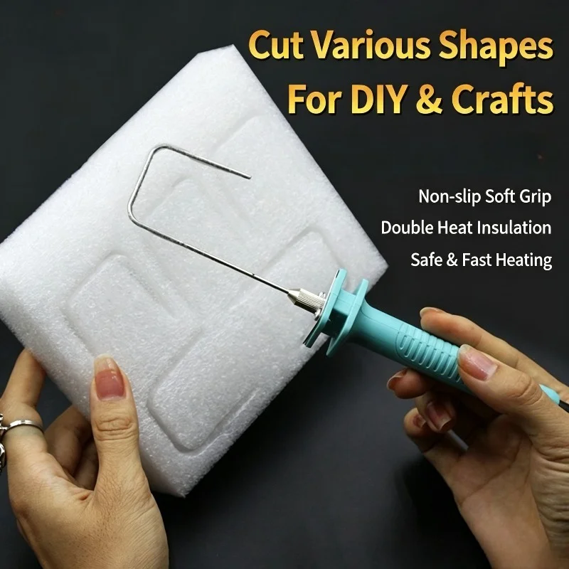폼 커터 펜 전기 폼 폴리스티렌 절단기 휴대용 스티로폼 커터 DIY 절단 도구 필름 절단 버블