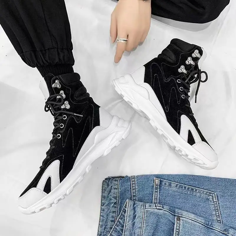 Men Winter Fashion Casual Luxury Platform Shoes Boots Classic Outdoor Activities Warm Male Formal Sneakers Original Brand
