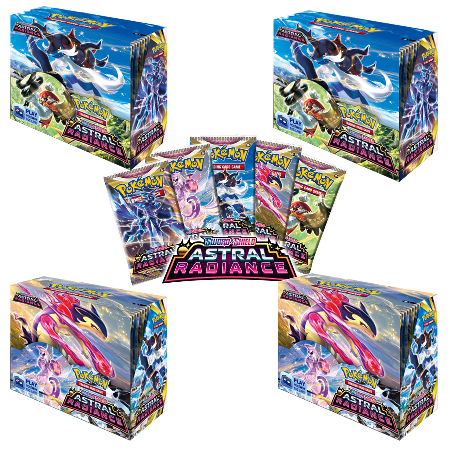 Pokemon Cards Booster Box Sword Shield Shieldastral Box 36 Playing