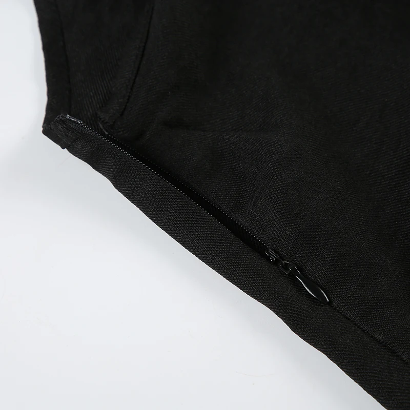 Monos bohemios negros informales holgados con cuello en V sin mangas para mujer, monos de pierna ancha con espalda descubierta y tirantes finos para vacaciones.