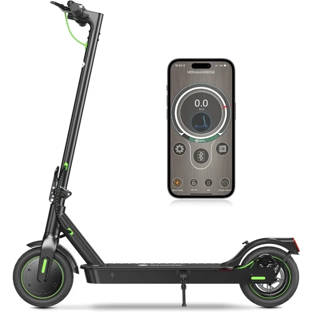 

Electric Scooter 18-31 Miles Range,15/18/21MPH Top Speed, 350/500/750W Motor Cruise Control Electric Scooter Adults