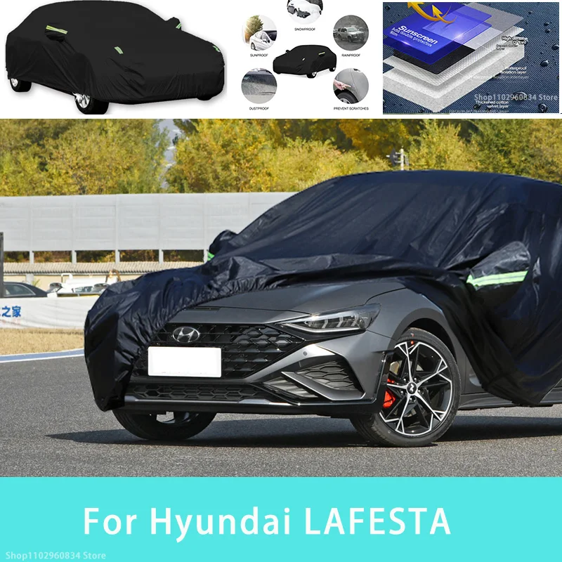 

Наружная защита для Hyundai LAFESTA, полноразмерные автомобильные Чехлы, солнцезащитный козырек, водонепроницаемые пыленепроницаемые внешние автомобильные аксессуары